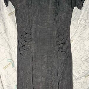 Elegant Gray Women's Dress